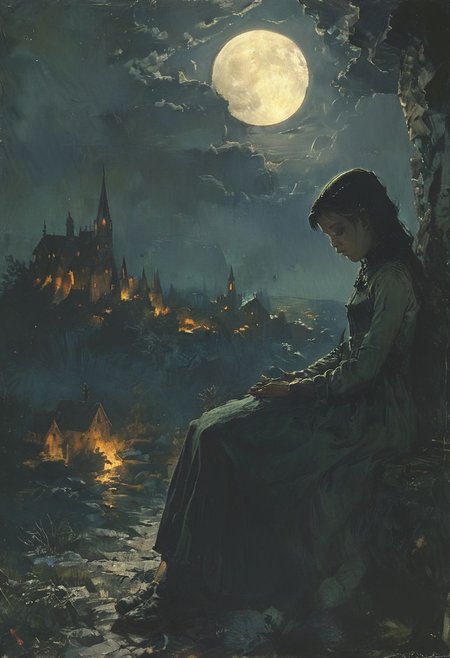 dark, deep shadow, darkness, moonlight, poor peasant girl, detailed eyes and face, detailed clothes, skinny, (gothic), <lora:style of Gil Elvgren SDXL 149 - v1.0:1> style of Gil Elvgren,
<lora:Detail Tweaker XL - v1.0:1>extremely detailed, <lora:GlowNeon XL LoRA - v1.0:0.25> glowneon, glowing,
 <lora:Desolation:0.5>