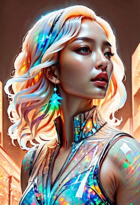 (((masterpiece))),(((bestquality))),((ultra-detailed)),
Abstract style cute,smoke,in the sky,colorful and vibrant,mystical colors,contemporary impressionism,yanjun cheng portrait painting,iridescent perspective view,low angle,sweeping circling composition,large beautiful crystal eyes,big irises,UHD,HDR,8K,the most beautiful portrait in the world,white little lioness,Non-representational,colors and shapes,expression of feelings,imaginative, ral-opal