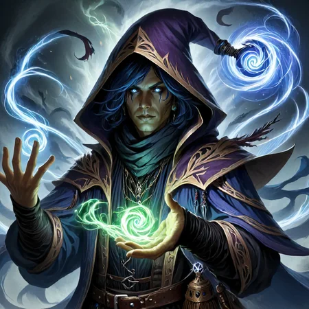 <lora:Spirit_Magic:1> spirit magic warlock, making deals with forces beyond reckoning