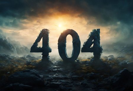 (stone text 404:1.7), endless deep background, dirty, mystic fantasy, cinematic lighting, late evening, fog, detailed background, ultra high detail