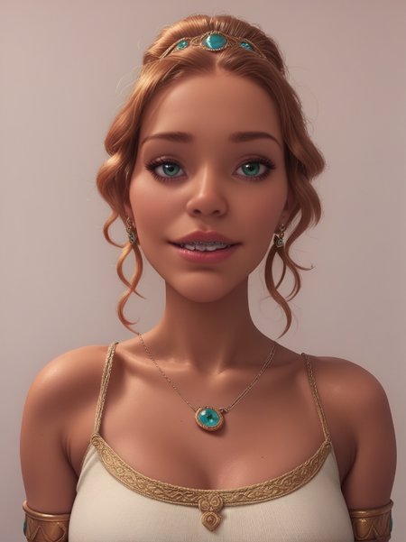 score_9, score_8_up, score_7_up, score_6, score_5, score_4, , ( <lora:princess_pony_v1:0.35>a 25 yearold princess, woman, large breasts, ) Kida <lora:8r4c3t4n-000009:0.8> 8r4c3t4n