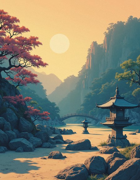 Here's a generated image prompt incorporating all the provided words and style phrases:  "Predesolate, soft-hued dawn light pours over a serene Japanese zen garden scene, capturing the tranquil essence of 'heelpiece' tranquility amidst stone and sand textures. The composition is framed by an extreme wide shot, with a low angle lens to emphasize the serene atmosphere. Inspired by the minimalist works of Kazimir Malevich and the avant-garde spirit of futurism, this scene blends harmonious colors with rough, organic textures to create a peaceful ambiance. Overweave subtle patterns of Japanese calligraphy dance across stone lanterns, while a lone kelly-green oxbow floats in the central pond. As the sun rises, its warm rays gently illuminate 'blunderbuss' branches, casting long shadows that stretch towards the horizon, symbolizing the unencumbered spirit of 'predesolate'. In the background, subtle diffused light reveals the outlines of a serene wooden bridge, inviting contemplation and introspection. The artist's intention is to evoke 'sneerfulness' at traditional notions of beauty, instead embracing the authentic essence of nature. Meanwhile, soft hues of indigo and mauve evoke the mystique of 'autist' states, where one's gaze dissolves into the void. To complement this dreamlike state, the artist has incorporated subtle morphinization effects to create an otherworldly experience, reminiscent of traditional Japanese ukiyo-e woodblock prints. As the light dances across the serene landscape, it imbues the scene with 'truthy' authenticity, stripped of artificial embellishments, inviting the viewer to immerse themselves in the raw beauty of nature. Technical specifications: photorealistic 8K resolution, rendered in a soft-hued color palette, utilizing diffuse lighting and natural textures to achieve an organic feel.", <lora:models\Flux\NeonFantasyPrimeFLUX-000049:0.7>,