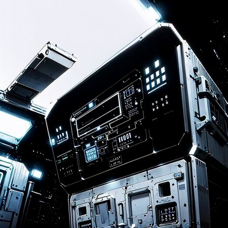 no characters, space ship, control panels, buttons
