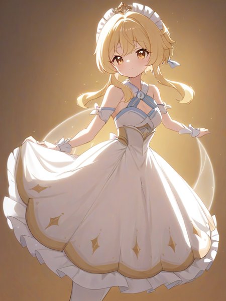 <lora:xl_ying girl-000005:1>,ying girl,blonde hair,crinoline
