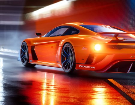 Tuned jdm car, underglow, on parkinglot, heavy raining, rain, wet windows, raining, underbody lighting,underground glow, underglow, driving on racetrack, car, ((photorealistic)), detailed shadows, detailed shade, detailed reflections, high res, hd wallpaper, 4k, 8k, best quality,open air, round wheels, perfect rims, perfect wheels, carhelper, actionhelper,