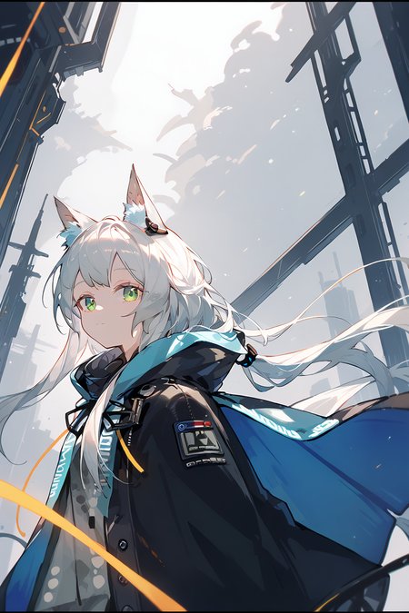 (score_9,score_8_up,score_7_up),<lora:Rosmontis(Arknights)-v1:1>,Rosmontis(Arknights),1girl,rosmontis (arknights),animal ears,solo,long hair,green eyes,letterboxed,cat ears,white hair,earpiece,animal ear fluff,closed mouth,gloves,cat girl,hood,black gloves,jacket,bangs,holding,upper body,black jacket,cloak,
good feet,anime,NSFW,expressive,amazing quality,ultra hd 32k,