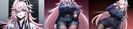 highly insanely detailed, masterpiece, top quality, best quality, highres, 4k, 8k, RAW photo, (very aesthetic, beautiful and aesthetic), 
__lazy-wildcards/cosplay-char/tenkuu_shinpan/yayoi_kusakabe/prompts__, 
<lora:Yayoi_Kusakabe:0.8>, 
(1girl:1.3), 1other, 
__lazy-wildcards/dataset/background__,âââ