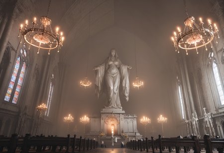 ,ruanyi0941,chandelier,church,indoors,statue,
crowd,shoujo kitou-chuu,<lora:0941 church hall_v1_pony:0.7>, score_9,score_8_up,score_7_up,,8k,1girl,solo,,