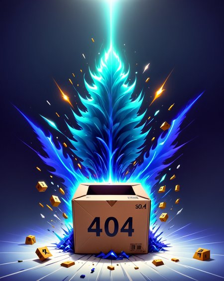 Abstract style <lora:404FFusionV2:1> (404 text logo)  <lora:Harrlogos_v2.0:1> 404, text 404, logo 404, Civitai404, ffusion404, 404  a cartoon of a box with the number 404, 40k, 4 0 k, 2040, 640, 4 2 0 0 k, hundreds of them, w 4 0 k, wh40k, published art, 2049, scp049, 4chan, 4 chan . Non-representational, colors and shapes, expression of feelings, imaginative, highly detailed