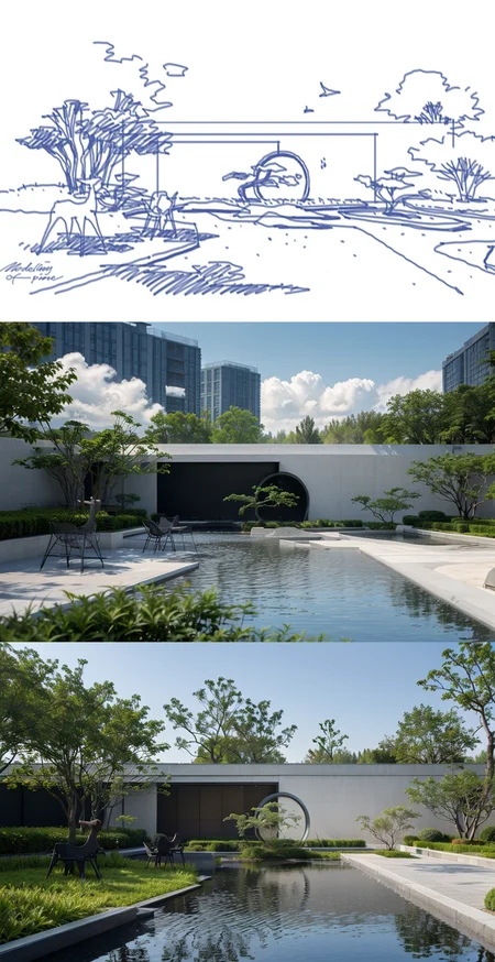 现代庭院丨Modern Courtyard