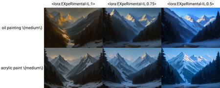 very awa, masterpiece, best quality, hightres, absurdres, scenery, no humans, snowing, mountain, forest,  oil painting \(medium\), <lora:EXpeRimental-IL:1>