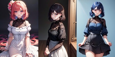 highly insanely detailed, masterpiece, top quality, best quality, highres, 4k, 8k, RAW photo, (very aesthetic, beautiful and aesthetic), rolled lob hairstyle, 
__lazy-wildcards/dataset/background-color__, 
<lora:rolled_lob-1.0:0.5>âââ