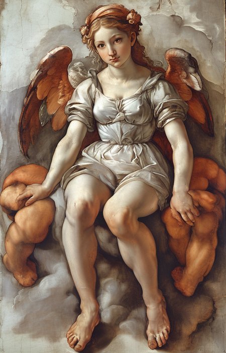 masterpiece,best quality,<lora:tbh193-sdxl:0.9>,illustration,style of Michelangelo Buonarroti, tech genius teenage girl