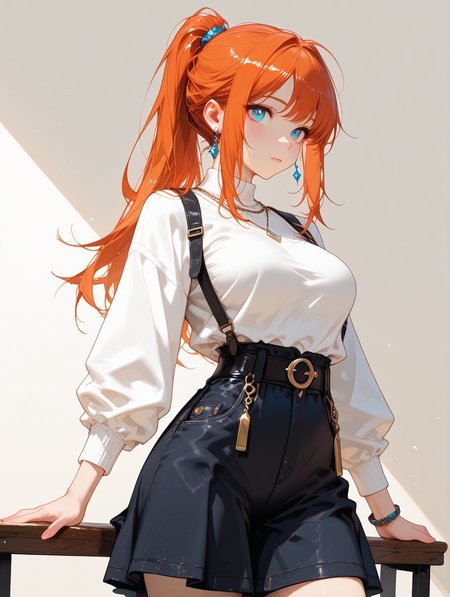 highres, very detailed, amazing quality, masterpiece,
very aesthetic,
particle effect,
masterpiece, very aesthetic, best quality, casual outfit, ponytail, simple background <lora:DetailedEyes_V3:0.8> <lora:cfg_scale_boost:0.3> <lora:CreateConcept_Illustrious:0.5> <lora:EnvyZoomSliderXL01:0.0> <lora:WaduStyle-000026:0.2> <lora:Callis_Dystopian_Sheek_Illu_Edition:0.2> <lora:ILLMythP0rtr4itStyle:0.15> <lora:Expressive_H-000001:1.0>