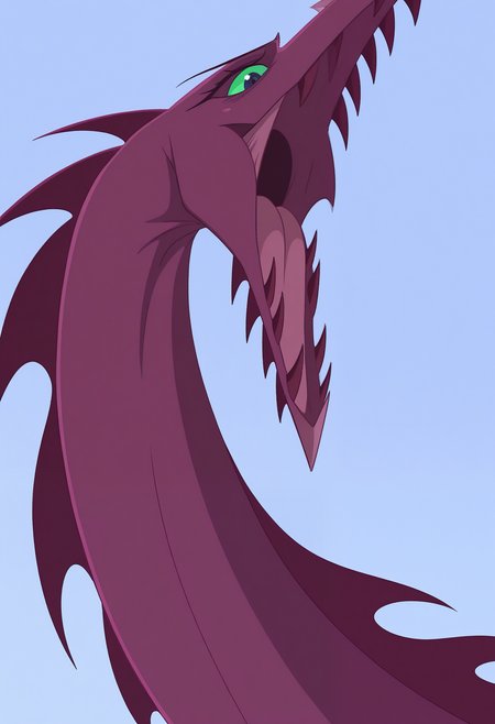 masterpiece,best quality,amazing quality, 1boy, solo, hydr4JL, hydra, purple skin, colored sclera, blue eyes, close up, side angle,