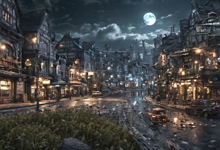 professional 3d model (Masterpiece:1.1),(best quality:1.1),score_9,score_8_up,score_7_up,score_6_up,((highly detailed background:1.2)), <lora:add-detail-xl:3>, BREAK,
<lora:hitoimimXLlokr4f:1>,(NO HUMANS), BACKGROUND ONLY.<lora:Realistic_2.5DAnime_Merge1:0.8>
8mm lenses,realistic,
background light,lens flare,directional lightning,
Kaleidoscope Photography
in winter,
cyberpunk,fantasy cityscape,
Altostratus,
night_sky,lunar,
waves,seaweed,
in a meadow,
full moon,
liquid background,
road_sign,Intersection,
mid_shot,
from_below,
contour_deepening,motion_blur,
rainforest,dwarf_mine . octane render, highly detailed, volumetric, dramatic lighting
