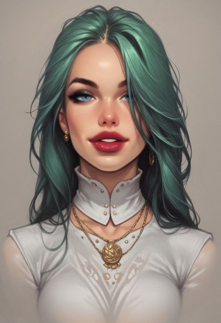 1girl, illustration, comic style, looking at viewer, highly detailed, source_comic_illustration, from front, 1girl, illustration, comic style, looking at viewer, highly detailed, source_comic_illustrationskinny, looking at viewer, 1girl, masterpiece, best quality, bloodwrackmedusa, lamia, green hair, monster girl, snake hair, <lora:Bloodwrack_Medusa:0.8> BREAK level_9, level_8_up, level_7_up, level_6_up, level_5_up, source_cartoon, masterpiece BREAK indoor, evening, candles, table, mirror, applying lipstick, l1ppy, makeup, lipstick, cosmetics, lipstick tube, red lips, applying makeup, close up, looking into mirror, reflection, <lora:l1ppyXLP_r1:0.5> BREAK in the city, medieval, fantasy, BREAK slight smile, looking at viewer, BREAK long hair, red hair, hair over one eye, big hair, BREAK best quality, depth of field, bokeh, (((full clothed))) BREAK strange world background score_9, score_8_up, score_7_up, score_6_up, source_cartoon, rating_explicit, Expressiveh, ((((upper body, portrait)))))