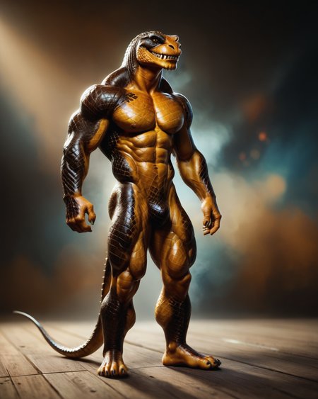 score_9, score_8_up, score_7_up, intricate details, rating_safe,
<lora:SnakeSkinStyle:0.7>,
1boy(solo, 
anthro furry, handsome troll with Jed-snkskn, snakeskin, 
full body, looking at the viewer, solo, happy), detailed background, depth of field, subsurface scattering, 
<lora:ral-chrosc-clr:0.5>, ral-chrosc-clr,
<lora:xl_more_art-full_v1:0.3>,
<lora:add-detail-xl:0.3>