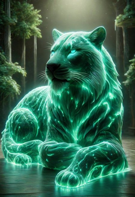 3D render of a futuristic multimedia sculpture featuring various animals, intricately designed and made of malachite, dreamlike atmosphere, concept art, beautifully lit, high detail, immersive virtual reality experience, by renowned digital artists, 8k resolution.
3d-rendering, concept-art, digital, dreaminess, futuristic, multimedia, sculpture, virtual-reality
concept-art, awesome full color, fantasy, epic, majestic, magical, dreamy, perspective, light and shadow, moody, epic, 
beautiful, painterly, aesthetic, textural, vivid, vibrant, intricate details, highly detailed, ultra-detailed, absurdres, 
ais-blmn, 
malachite_style