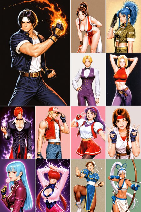 [illustrious XL] Shinkiro/森气楼 SNK《KOF》/《拳皇》 《Street Fighter》/《街头霸王》 - Artist Style