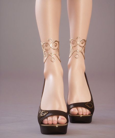 Masterpiece,best quality,sophisticated,realistic,
1girl, feet, toenails, solo, toes, sandals,
pureerosface_v1,<lora:Karen Illustrious-XL:0.8>,