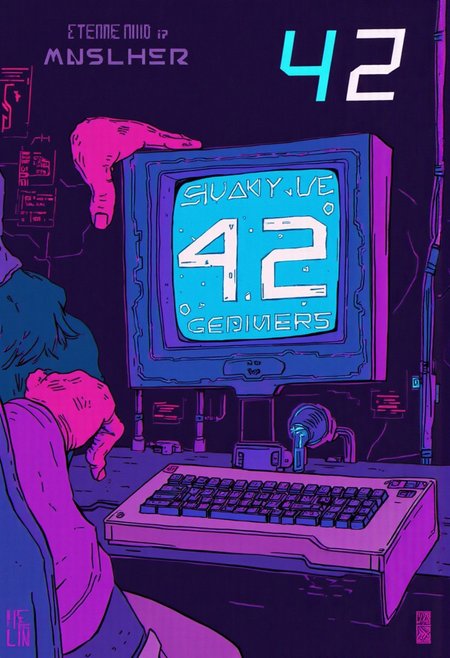 *Flow in the Name of Love*
*Channel_42* *中* *Broadcasting* 
*Station_42* cyberpunk anime
The Commadore-64 my childhood friend, look how we've grown. Childhood memories of playing 'Seven Cities of Gold', 'Leaderboard', 'Pool of radiance', 'Pirates! Gold!' and so many others. I'm glad you're still part of my life. You may look different, and now we can connect to so many new friends. Here's to family, AI, and to all of you! 
*CHEERS!*
*Shutting Down*
*Going Dark*
*Offline*