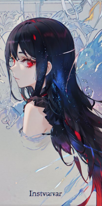 masterpiece, best quality, masterpiece,best quality,official art,extremely detailed CG unity 8k wallpaper, fireworks, intense shadows, girl, solo, absurdly long hair, black hair, straight hair, gradient_eyes, beautiful detailed eyes, red eyes, eyeshadow,(fireworks in the hair) <lora:doubleExposureLocon_v10:1.4>