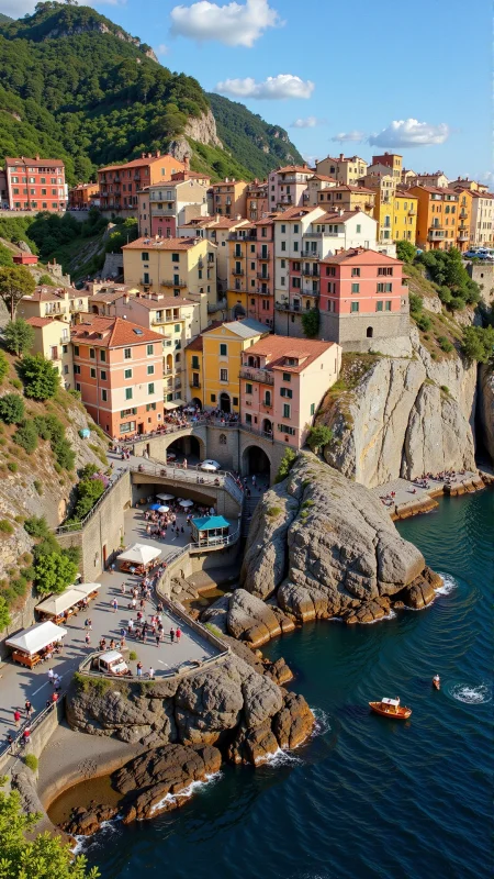 photo, photography, Fujifilm XT-4 Viltrox, Cinque Terre, Italy, morning, very intricate, very detailed, realistic. sharp, bright, colorful, film grain, high contrast, <lora:Anti-Blur:1><lora:Insane Detail Slider:0.25>  <lora:flux.1_lora_flyway_Epic-detail_v2:0.3> <lora:fluxenhancer:0.25>
