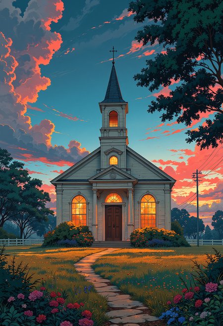 An African American church in the deep south