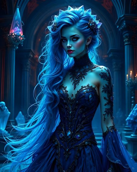 The Elegant Terrors: Nocturne in Blue Lace