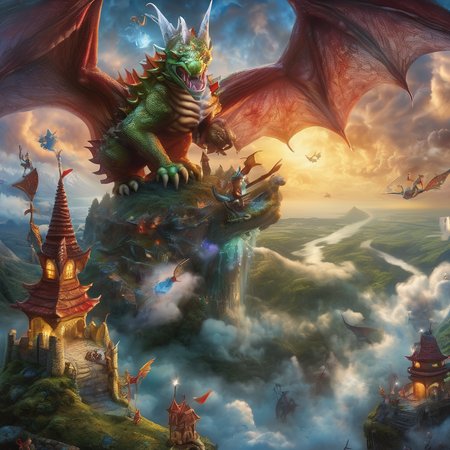Fujifilm quality photograph (best quality)++, (masterpiece)++, (detailed)+, elf on the shelf fighting a Dragon, (fantasy illustration)1.3, enchanting Dragon battle elf on the shelf, mystical battle, (many gnomes battling)1.4 (whimsical charm).4 Otherworldly charm, mystical sky, (Luis Royo)1.2, (Yoshitaka Amano)1.1, moonlit night, soft colors, (detailed cloudscape)1.3, (high-resolution)1.2 (gnomes  battling everywhere)1.2 , <lora:DonM3t3rn1tyXL-v1.1:0.3> DonM3t3rn1tyXL <lora:DonMD1g174l4sc3nc10nXL:0.3> DonMD1g174l4sc3nc10nXL  <lora:Dragons:0.8> dragon  <lora:EnvyMagicalXL01:0.3> magical <lora:FantasyLandscape:0.8> FanLan