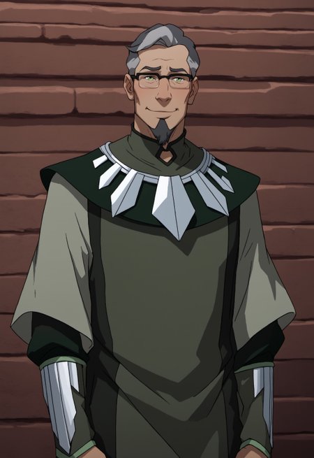 safe_pos, safe_pos, score_9, score_8_up, rating_nsfw, ultra hd, absurdres, best quality, best aesthetic, masculine, hand with five fingers, solo, 1boy, male focus, perfect proportions, erotic, mature male,

LOKBataar, facial hair, glasses, green eyes, grey hair, green clothes, jewelry, looking at viewer, flirty smile, horny, in heat, lewd face, portrait, outside