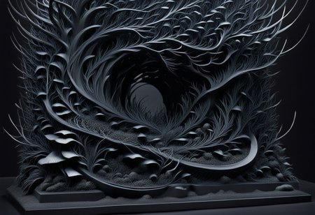 (anime), no human, city ruin, black snake, (masterpiece), score_9