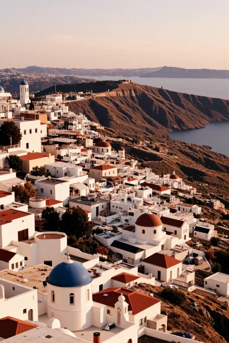 photo, photography, Fujifilm XT3 Viltrox, Santorini, Greece landscape, early morning, very intricate, very detailed, realistic. sharp, colorful, film grain, high contrast, <lora:Hand v2:1> <lora:Anti-Blur:1> <lora:Insane Detail Slider:0.5>  <lora:Flux.1_Turbo_Detailer:0.6> <lora:flux.1_lora_flyway_Epic-detail_v2:0.6>
