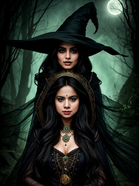 Hyperrealistic art A mesmerizing image of a beautiful Pakistani girl with long, flowing black hair, Photography, high-resolution DSLR with a prime lens, capturing every exquisite detail, âar 1:1 âv 5, Spellbinding Horror Comics Wicked Witch Wicked Village Witch Hat Cupcakes Cobwebs Sinister Chuckle Moonlight Ghostly Apparitions Making DIY Costumes
  . Extremely high-resolution details, photographic, realism pushed to extreme, fine texture, incredibly lifelike