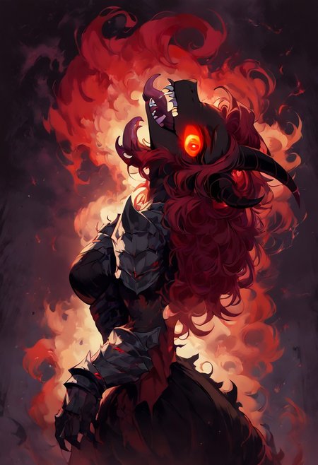 score_9, score_8_up, score_7_up, (4k quality, high resolution, additional details), full body, in full growth, realistic anatomy, <lora:Dark_Aura_for_Pony:1> dark aura, 1 girl, female dragon, anthropomorphic dragon, bald head, wearing black armor with a gold pattern, black demonic wings on his back, wizard, female, black scales, predatory fiery red eyes (detail), vertical pupil, narrow pupil, black tears, four black horns on the head, (medium breast, natural breast), scales in cracks, (head tilt), head tilted back, <lora:shaft_head_tilt-PD-1.0:1>, shaft head tilt, open mouth, abstract background, glowing eyes, fangs, grin, tongue out, snake tongue, gloomy colors, dark aura, horror