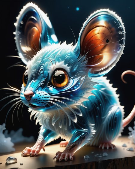 score_9, score_8_up, score_7_up, intricate details, rating_safe,
<lora:BioIceCrystalsPONY:1>, 1boy(made out of Jed-Blmicry, bioluminiscence, translucent,
feral furry, mouse,
full body, looking at the viewer, solo, smiling), detailed background, depth of field, subsurface scattering, 
<lora:ral-chrosc-clr:0.3>, ral-chrosc-clr,
<lora:xl_more_art-full_v1:0.3>,
<lora:add-detail-xl:0.3>