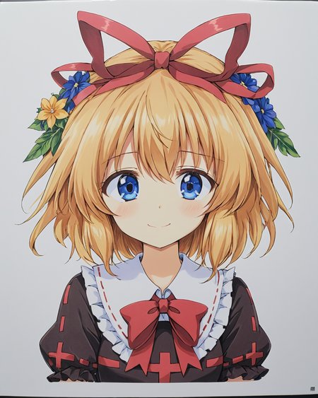 medicine melancholy,solo, 1girl, shikishi, smile, traditional_media, doll_joints, head_wreath, marker_\(medium\), bow, hair_flower, hair_ribbon
<lora:medicine_melancholy_image1544_2023-12-14-000014:1>,star-shaped_pupils,symbol-shaped_pupils,. gorgeous,key visual, vibrant, studio anime,award-winning, professional, highly detailed,high budget, cinemascope