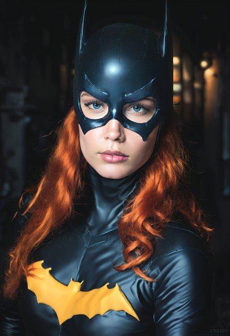 score_9, score_8_up, score_7_up, BREAK, zy_batgirl, DRKDL, low key, dramatic lighting, dark theme, 1girl, mask, superhero, bodysuit, long hair, blue eyes, portrait, realistic, photo, selfie, real hair, detailed skin, dark alley, highly detailed, detailed skin, depth of field, film grain, <lora:zy_Batgirl_PonyRealism_v1:0.7>, <lora:DRKDL-R:.65>