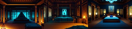 (otherworldly, otherworldly atmosphere, otherworldly appearance), highly insanely detailed, masterpiece, top quality, best quality, highres, 4k, 8k, RAW photo, ((ancient egyptian theme:1.2)), Hong Kong structure, structure, 
(mystical theme), mystical gatmosphere, arcane sanctuaries, otherwordly aura, 
(long_hair, long hair, random colors hair, glowing hair, hair over one eye, long messy hair), 
(eyelashes, eyeliner, eyeshadow, eyelashes, long eyelashes), 
collar, earrings, jewelry, necklace, armlet, 
tentacle, (underwater), nsfw, 
Homestay, Resort, (Guest House:1.1), 
building, structure, swirling energy, 
action pose, 
drunk, 
high-heels, 
reflection, reflective floor, 
shawl, 
abandoned building, shopping mall, overgrown with vegetation, [volumetric fog], cinematic lighting, colorful, colourful, 
belly bottom, erotic lingerie, 
((dune)), steep, sandhills, 
HDR, ((photorealistic)), professional light, cinematic lighting, fashion photography, ambient lighting, face lighting, <lora:detail_slider_v4:1>, Fantasy picture, OverallDetail, ancient roman room with a statue and candles in it and a bed in the middle of the room with a blue blanket on it and a blue blanket on the floor, RomInt, <lora:RomanInterior-10:1>, epiCPhoto, (fantasy world)