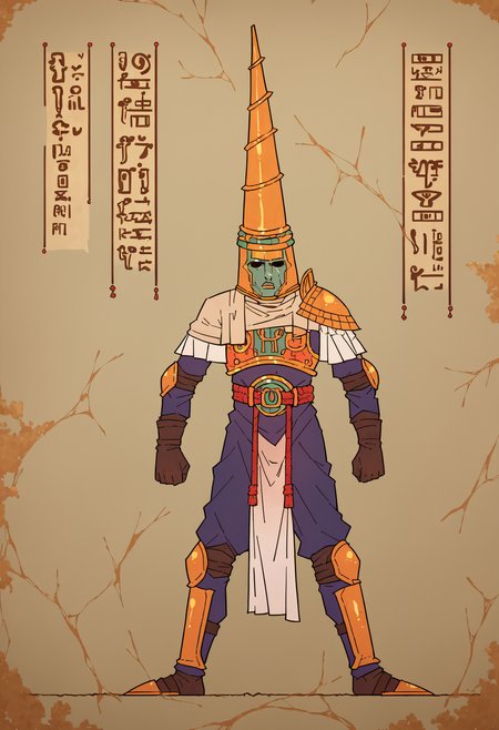 score_9, score_8_up, score_7_up, uncensored, source_anime, solo, <lora:sppenitentOneXLPony-000003:1> penitent one, helmet, armor, shoulder armor,  <lora:FauxEgyptian_XLPD:1> FauxEgyptian, standing, full body, black eyes