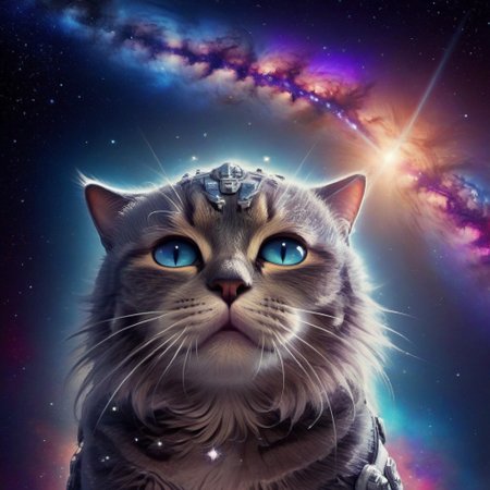 score_9, score_8_up, score_8, full color painting of cat in space, planet in cosmos, 1 cat, stars in the sky, landscape, dramatic lights, sparkles around, insane details, intricate details, hyperdetailed, soft cinematic light, dim colors, exposure blend, hdr, faded