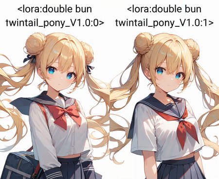 score_9, score_8_up, score_7_up,source_anime, high res image,masterpiece,best quality,girl,cute face,clear skin,shiny hair,ultra detailed eyes,simple background,   <lora:double bun twintail_pony_V1.0:0> double bun twintail, very long hair,school uniform,blonde hair