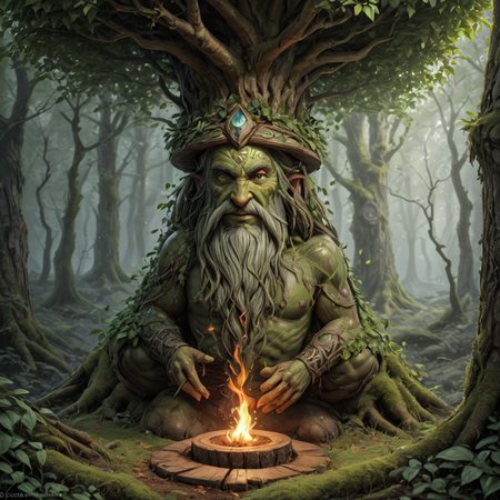 druidic magic <lora:LoromXL_Druidic_Naturalism_v1:0.6>