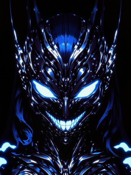 hyper-realistic and highly detailed, 8k, 16k, symmetrical composition, trapped in the shadows, enlightened by darkness, guided by demons, for eternity, glowing eyes, low camera angle, fractal, iridescence, glow, night blue, silver, platinum, blacklight, cyan, moonlit, mythp0rt, ne0nfant4sy, midjourney_whisper_avant_couture, <lora:style-mythic_fantasy-v2-flux-by_velvets:0.85> <lora:style-neon_fantasy-flux-by_neowave:0.68> <lora:epic_gorgeous_details-balance-flux-by_flyway:0.72> <lora:style-midjourney_lucid_dreams-flux-by_kawaiikitsuneai:0.24> <lora:midjourney_whisper_avant_couture-flux-by_aihonobono2023:0.76>