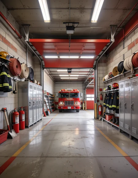 fire station garage pony