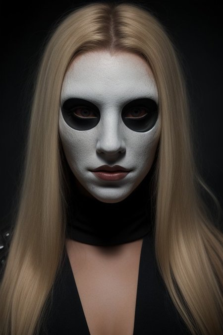 1girl, 5caryma5k, scary  Scandinavian mask, the most haunted Scandinavian in the world, Scandinavian girl, (haunted Scandinavian armor),  choker, freckles, innocent, 20 year, (((blonde))), pale white skin, sweating, oiled, blue eyes, during a lightning storm BREAK at night time, dolly zoom, dutch angle, sharp focus, intrincate details, outdoors, intense night, far away haunted castle, professional photograph of a stunning woman detailed, sharp focus, dramatic, award winning, cinematic lighting, hip focus, facing viewer, looking at viewer,