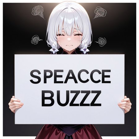 masterpiece,best quality,amazing quality,very aesthetic,absurdres,newest
<lora:spo_sdxl_10ep_4k-data_lora_webui:0.5>,
<lora:add-detail-xl:1>
 <lora:folding sign_illustrious_V1.0:1> folding sign, (folding sign bord,(big letters "BUZZ PLEASE":2.0),(square BIG sign bord:2.0))
BREAK
corneo_power, sad, sobbing, tears
1girl, simple background
