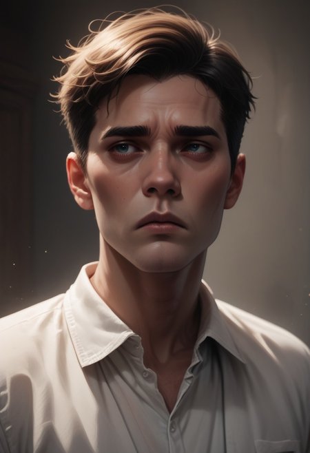score_9, score_8_up, score_7_up, score_6_up, 1boy, sad expression, bleak, tragic