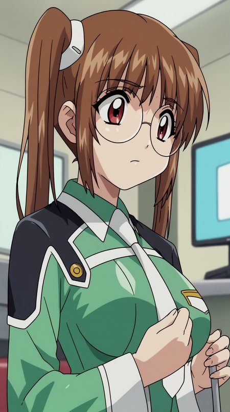 score_9, score_8_up, score_7_up,anime_source, source_anime, best background, detailed background, anime screencap, 4k, upscale,  Prim Snowlight, Main Outfit, solo, standing, indoors, servers room, desktops, monitors,  <lora:JN_Prim_Snowlight_Pony:0.8>